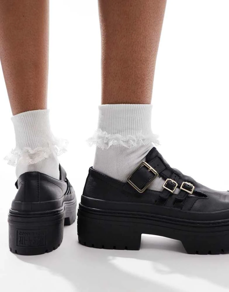 Converse Converse Chuck Taylor All Star platform mary janes in black 5