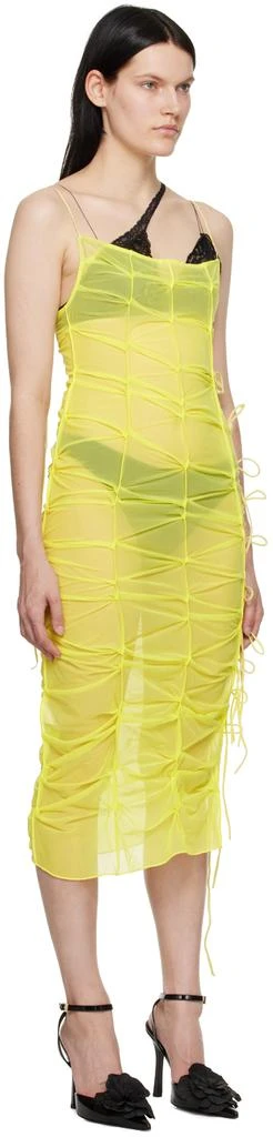 Fancì Club Yellow Tanned Midi Dress 2