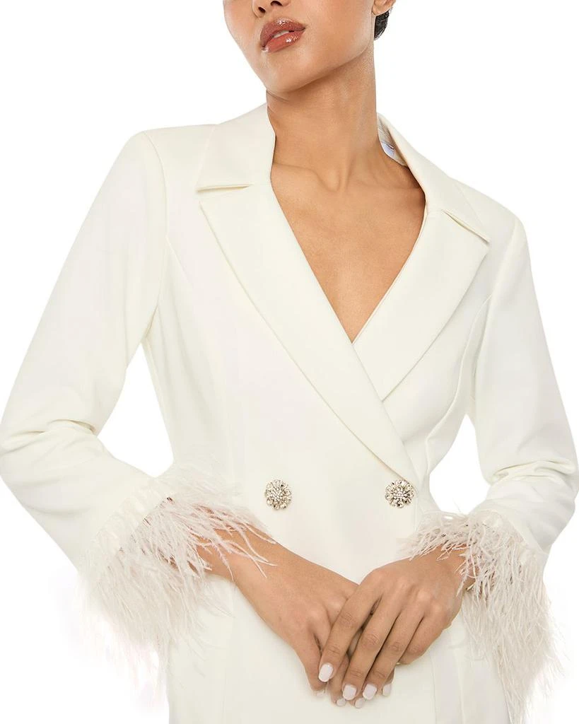 Likely Gloria Feather Cuff Blazer Dress 5