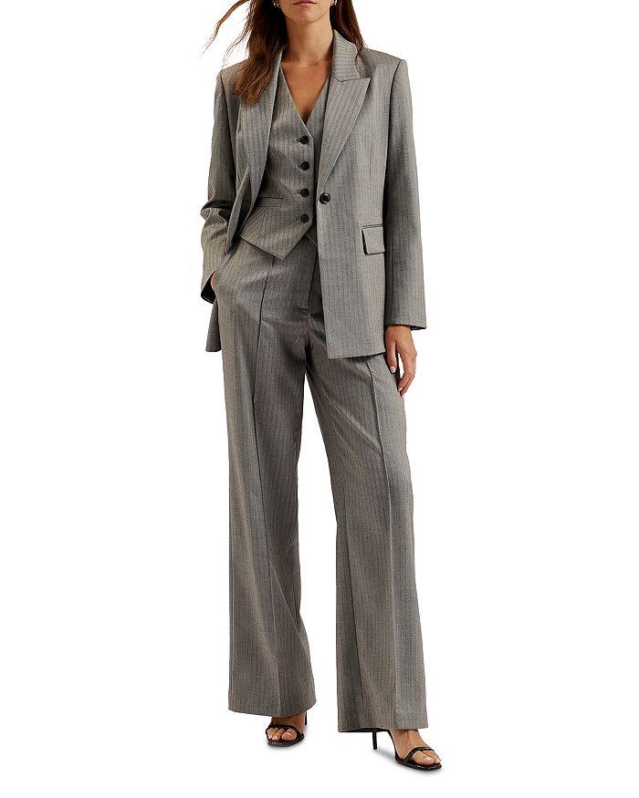 Ted Baker London Koa Metallic Pinstriped Pants