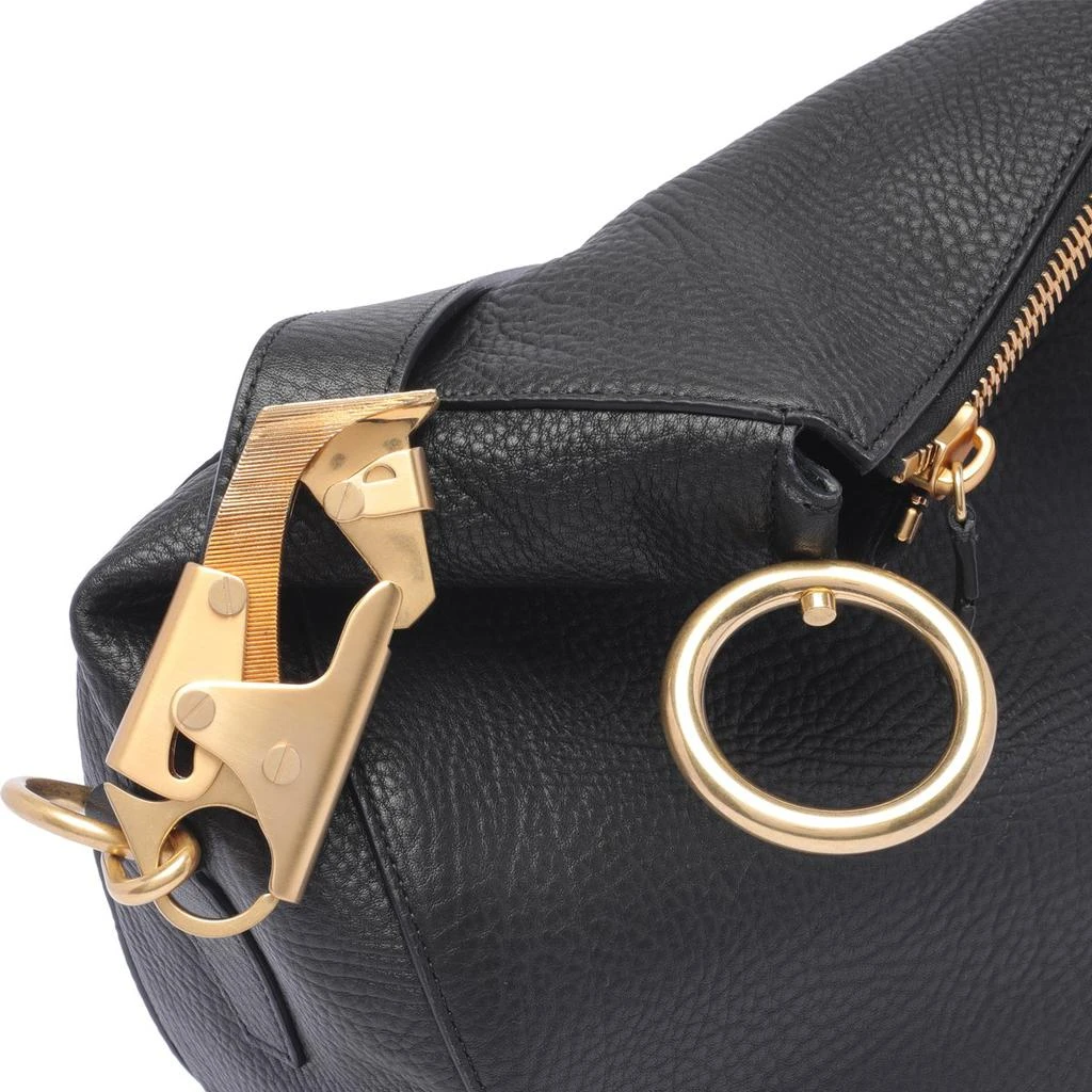 Burberry Burberry Medium Knight Ring Detailed Shoulder Bag 4