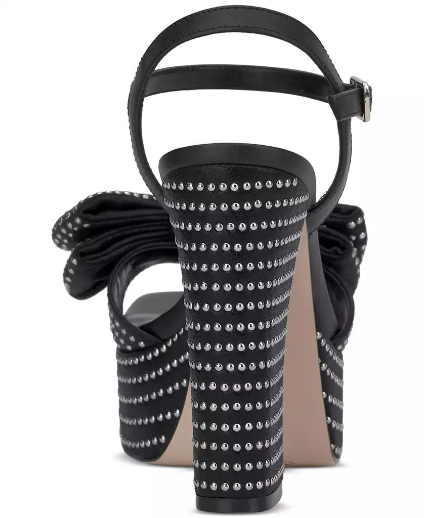 Jessica Simpson Women's Lollien Studded Bow Platform Sandals 3