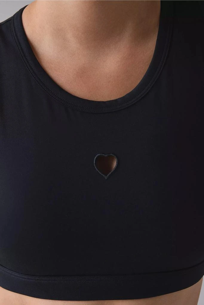 Daughter Lessons Daughter Lessons Love High-Neck Heart Cutout Sports Bra 2