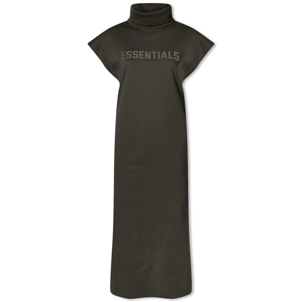 Essentials Fear of God Essentials Sleeveless T-Shirt Dress - Off-Black 1