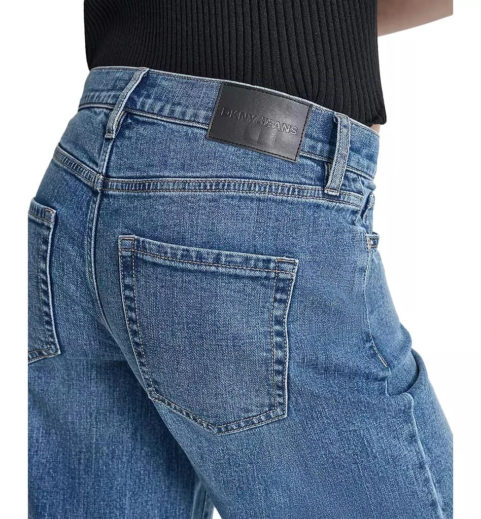 DKNY Petite High-Rise Wide-Leg Jeans 4