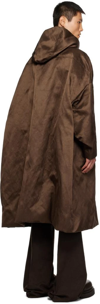 Rick Owens Brown Jumbo Peter Coat 3