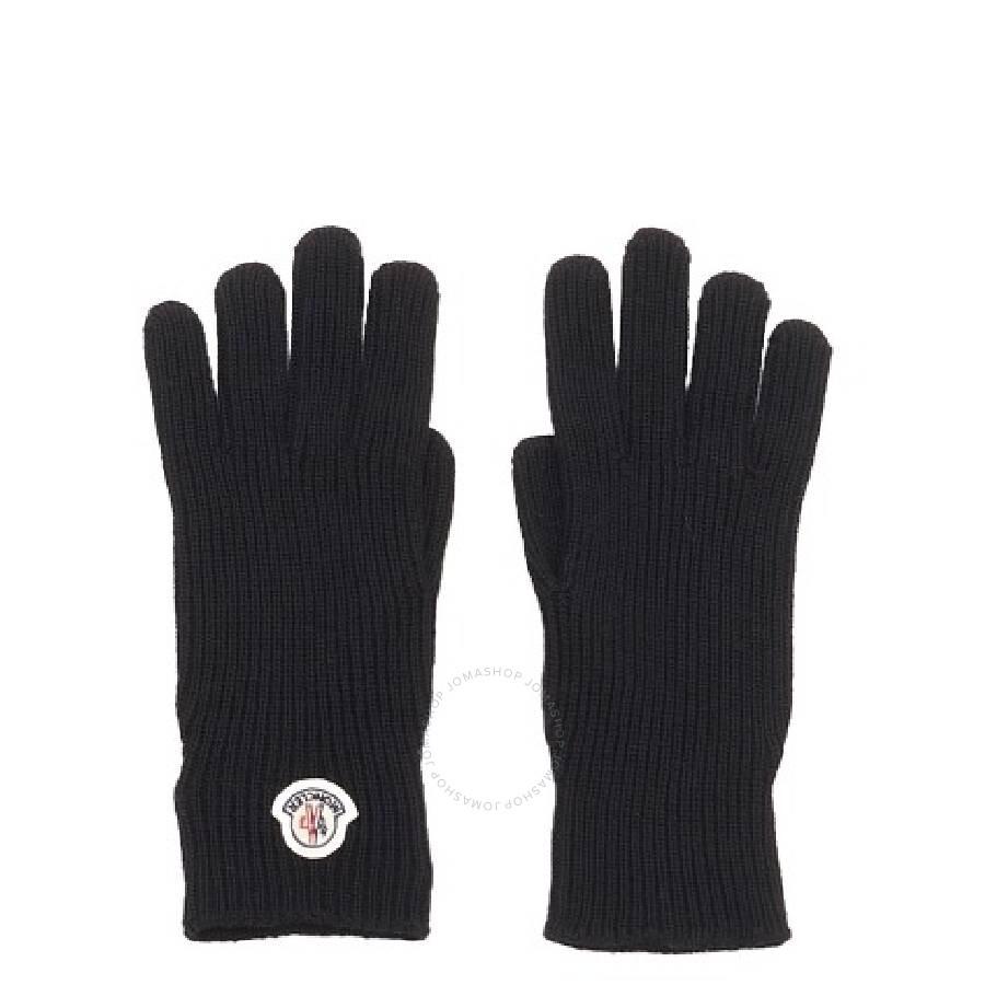 Moncler Logo-Patch Wool Gloves