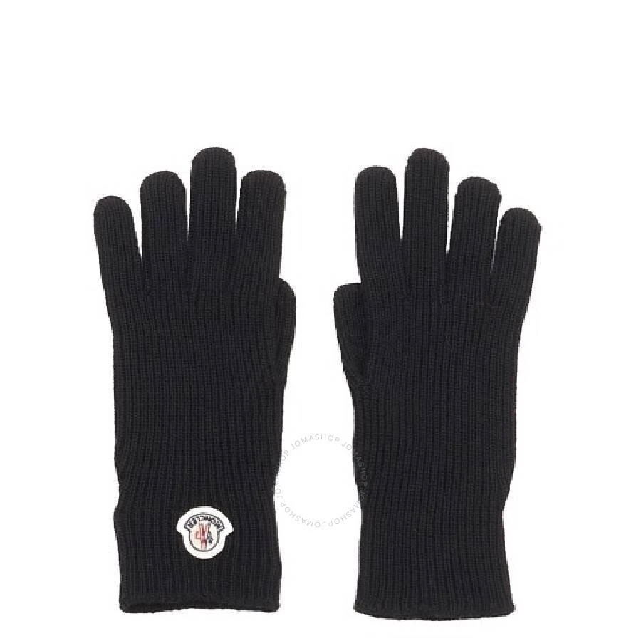 Moncler Logo-Patch Wool Gloves 1