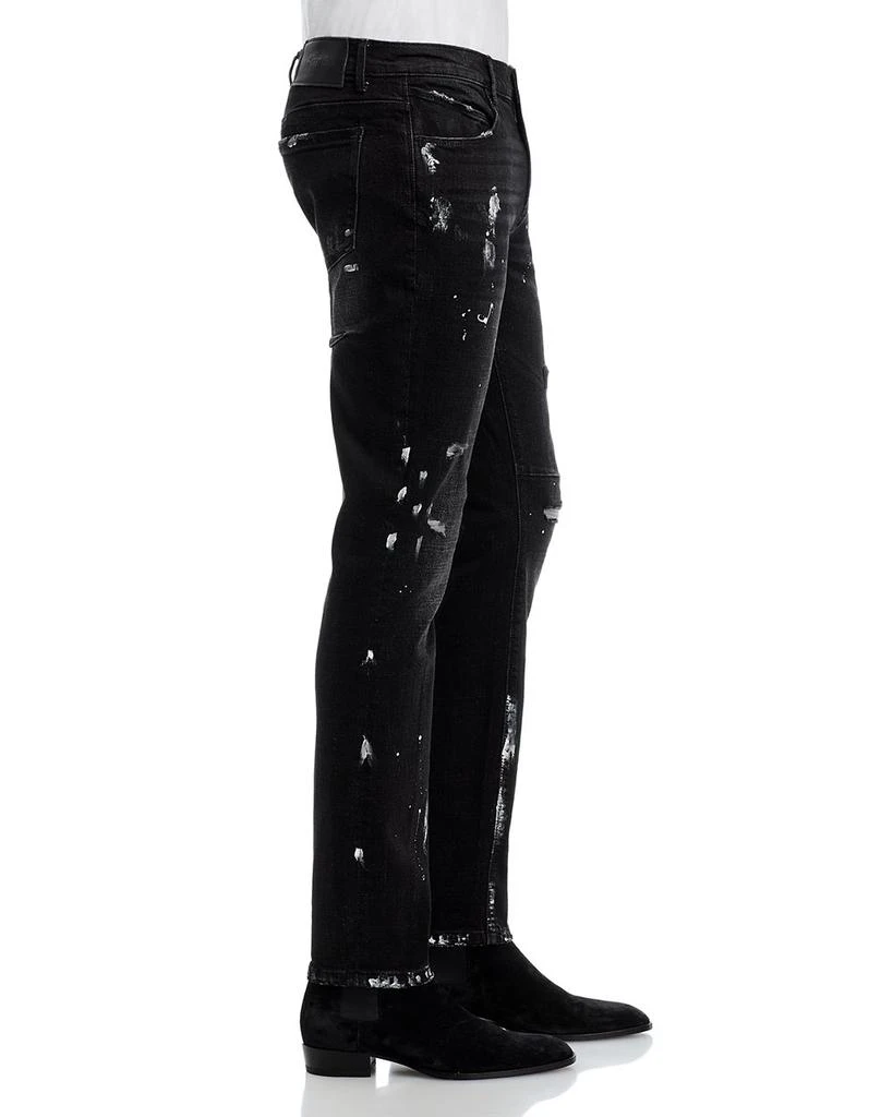 RTA Distressed Skinny Jeans in Distressed Charcoal 4