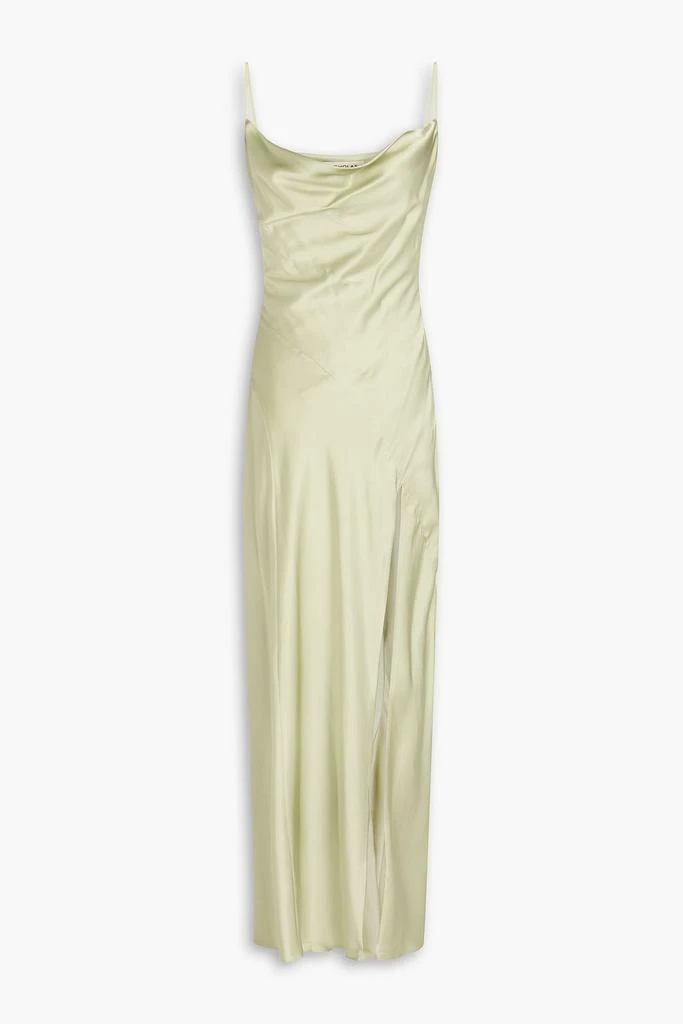 NICHOLAS Draped silk-satin gown 1