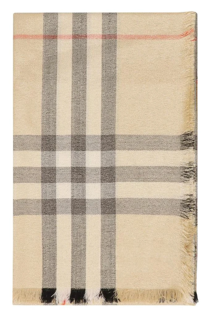 Burberry Burberry Wool And Silk Scarf 1