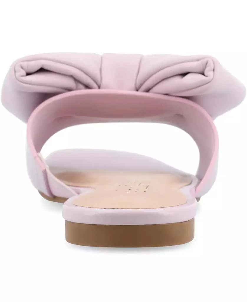 Journee Collection Women's Fayre Oversized Bow Flat Sandals 3