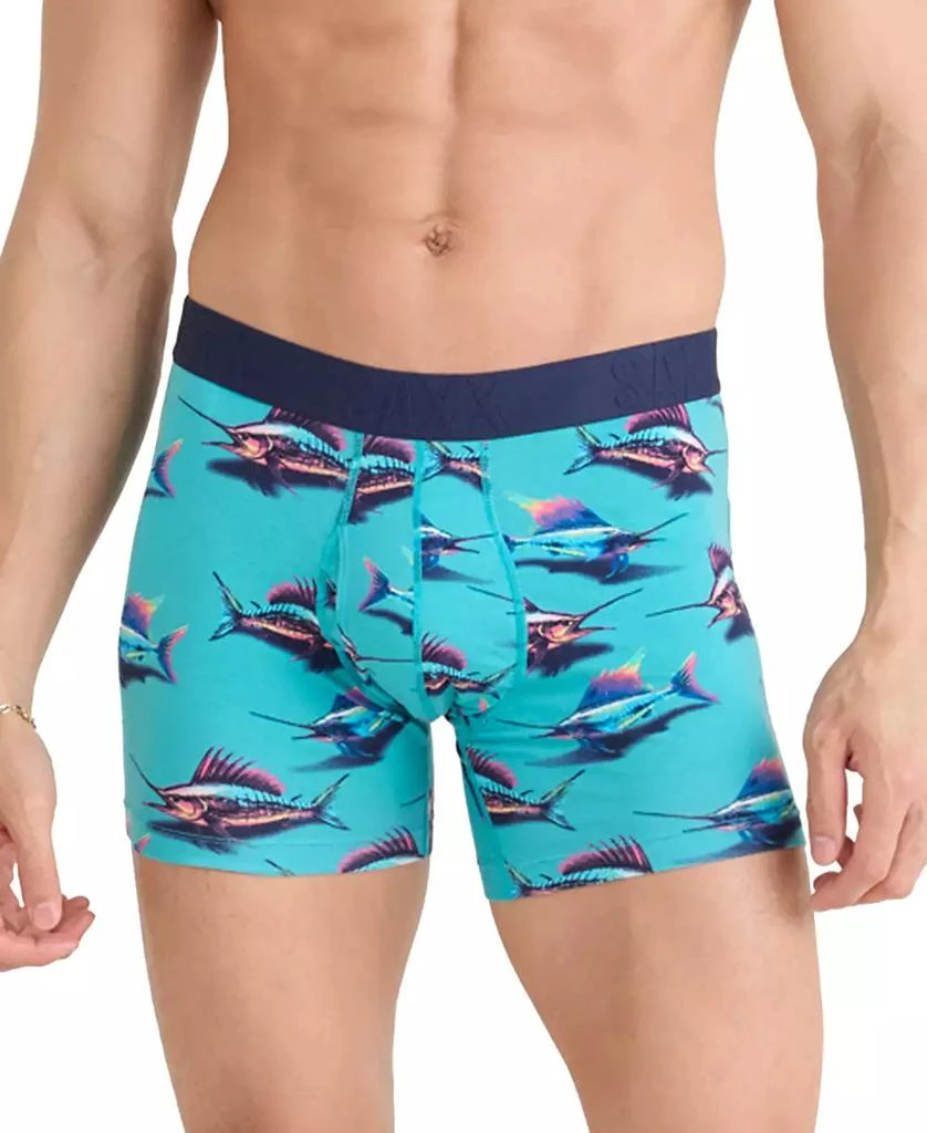 SAXX Men's DropTemp™ Slim-Fit Cooling Printed Boxer Briefs 1