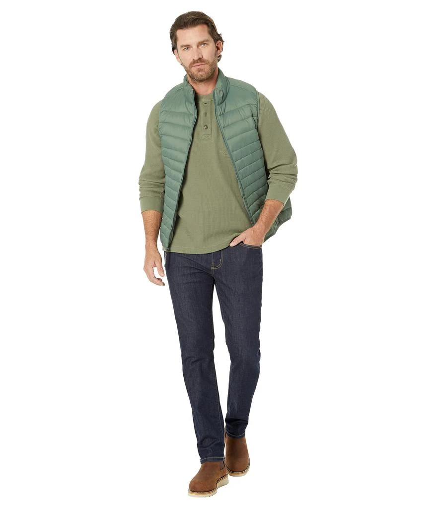 L.L.BEAN BeanBuilt Waffle Henley 4