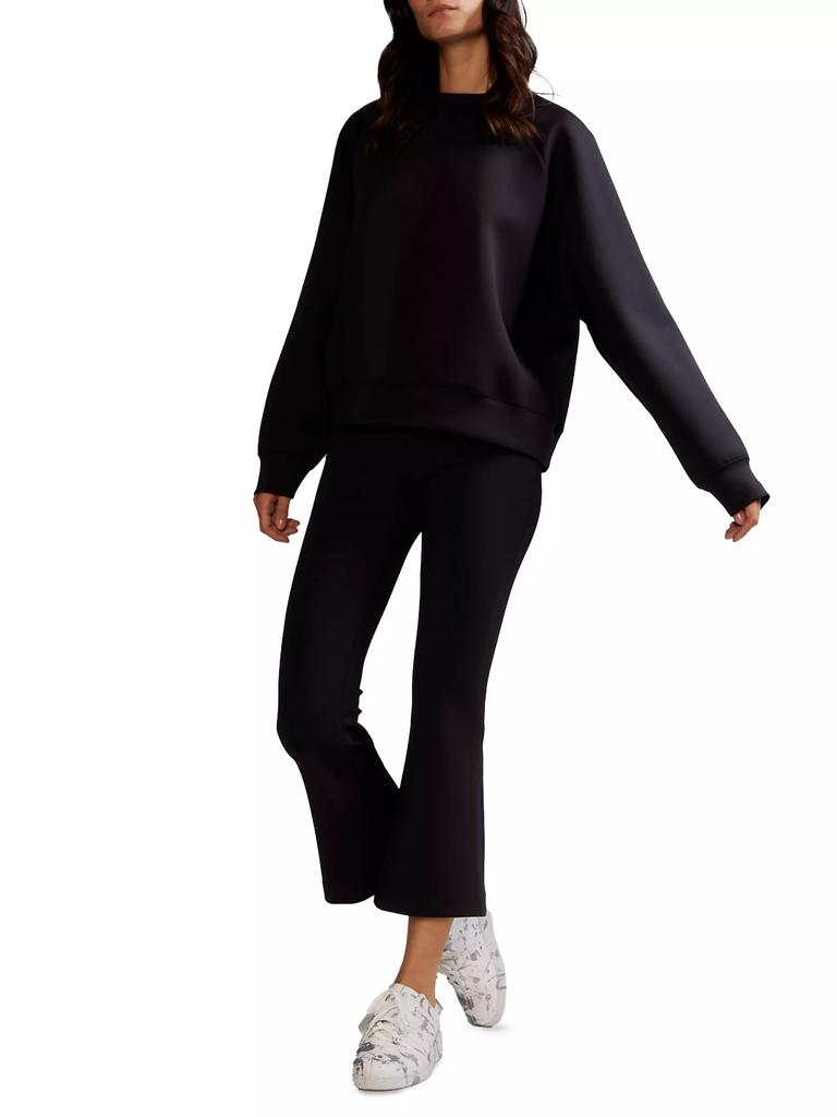 Cynthia Rowley Bonded Stretch Pullover Sweatshirt