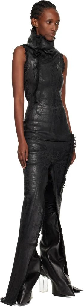 Rick Owens Black Concordians SL Etna Maxi Dress 4