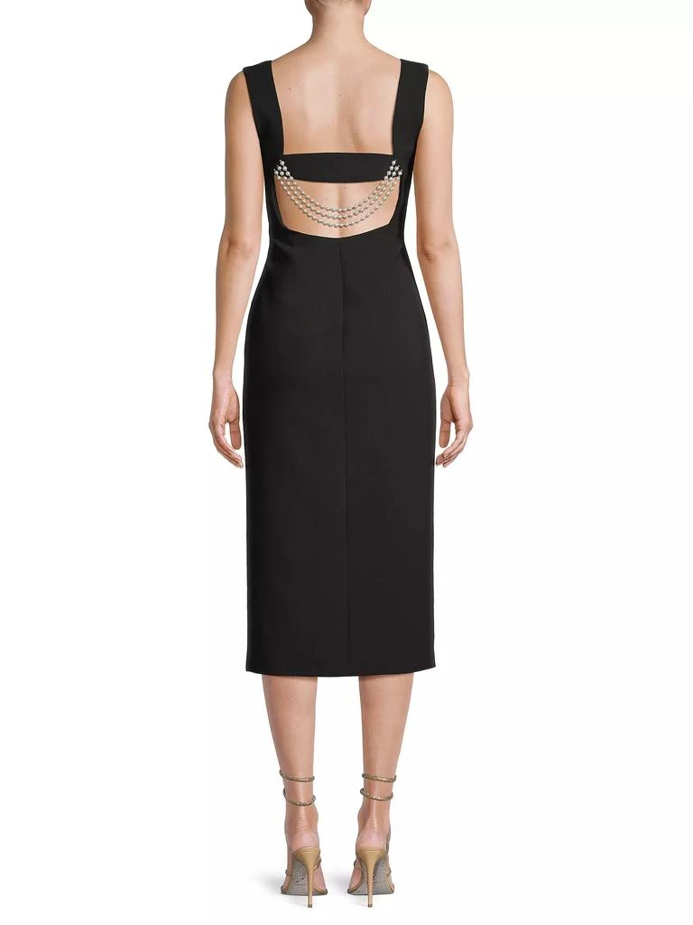 Likely Tilden Faux Pearl-Embellished Midi-Dress 5