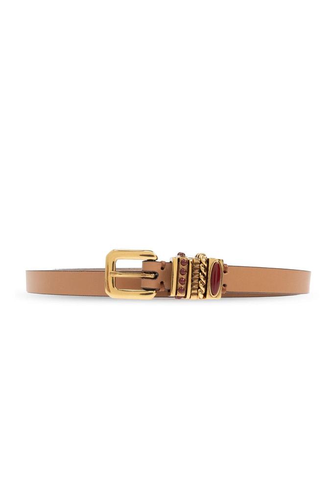 ETRO 紫色 レザー ベルト
