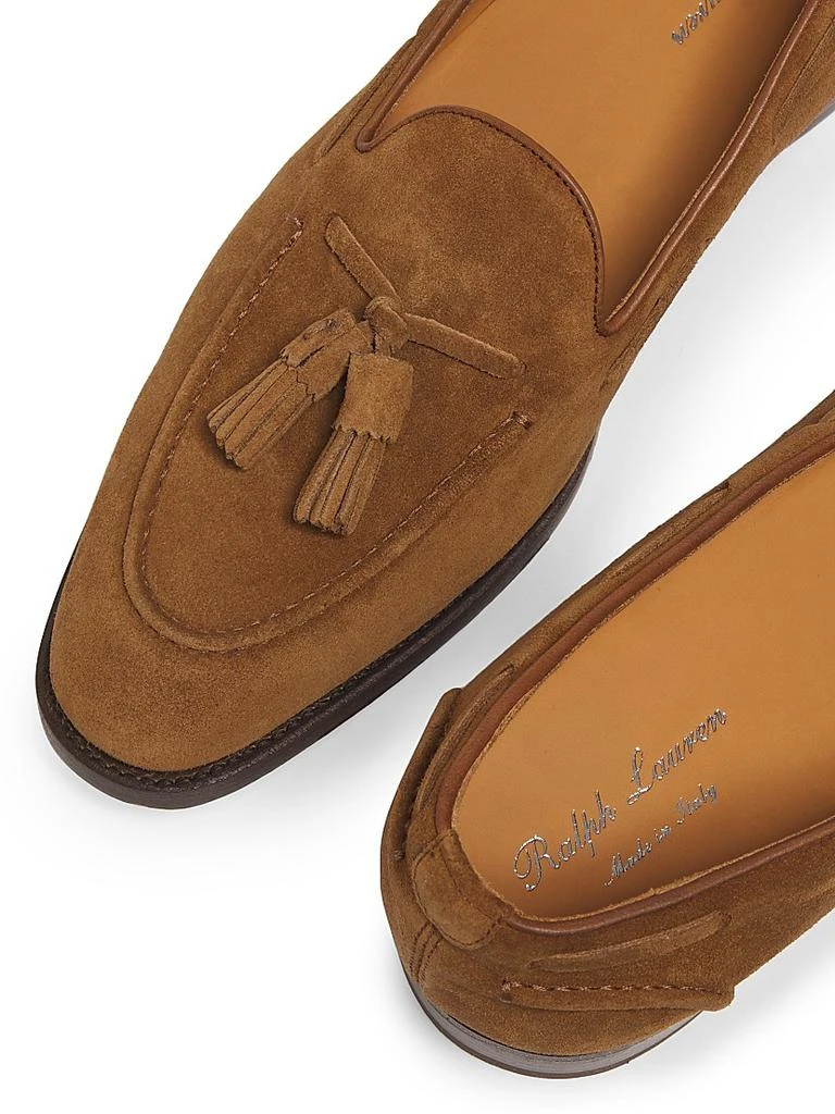 Ralph Lauren Luther Tasseled Suede Loafers 6