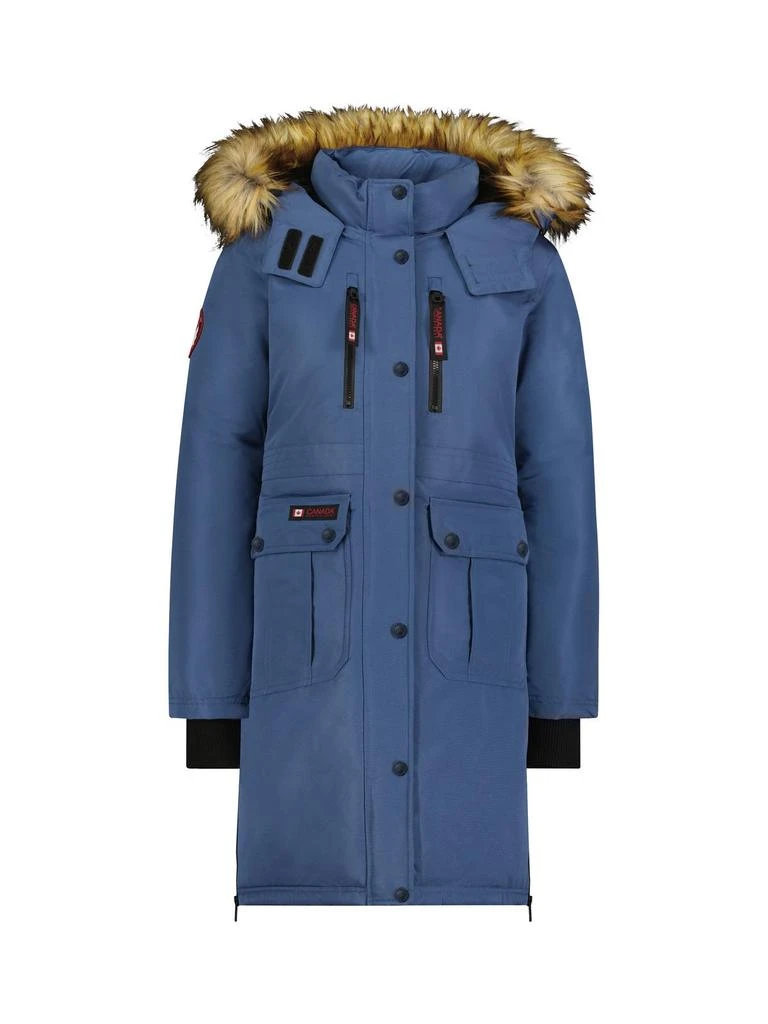 Canada Weather Gear OLCW991EC Womens Heavyweight Dual Pocket Parka Coat 1