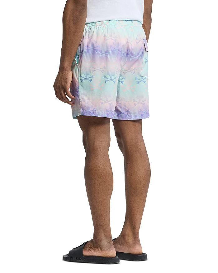 Psycho Bunny Forster Bunny Printed 5.75" Swim Trunks 4