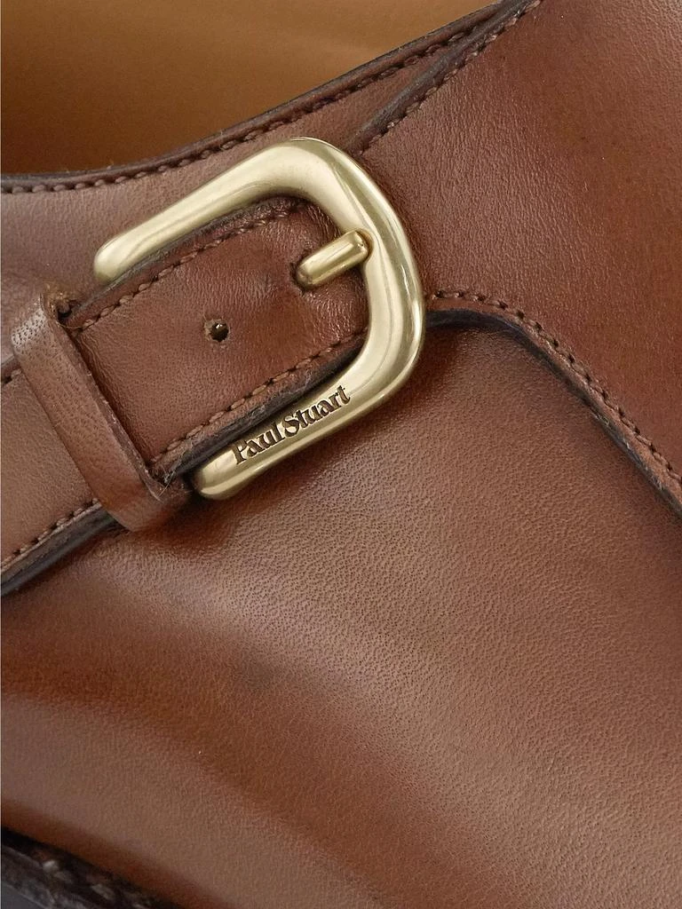 Paul Stuart Giordano Monk-Strap Leather Shoes 6