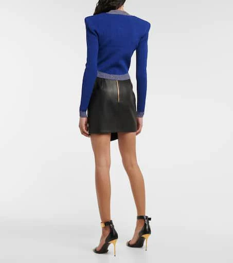 Balmain Metallic knit cardigan 3