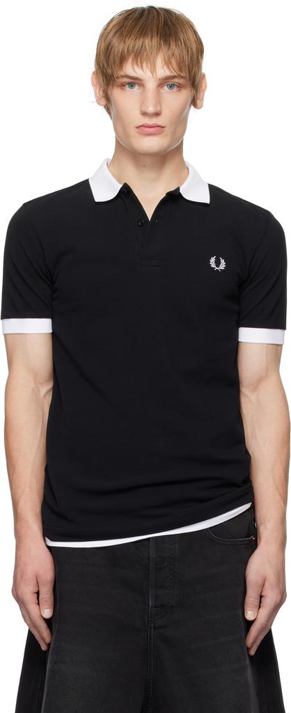 mastermind JAPAN Black Fred Perry Edition Contrast Polo