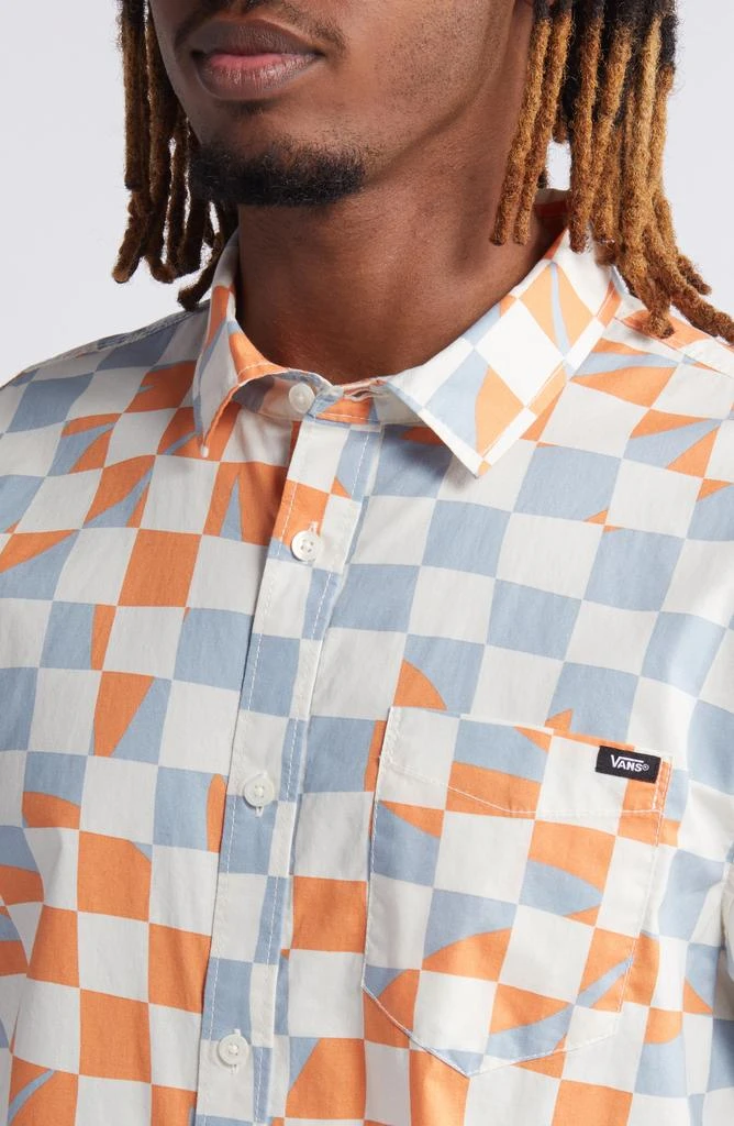 Vans Watson Checkerboard Short Sleeve Button-Up Shirt 2