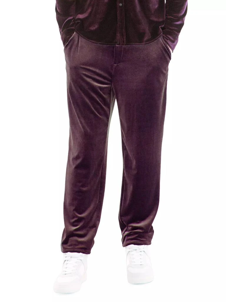 MONFRÈRE Velvet Flat-Front Pants 2