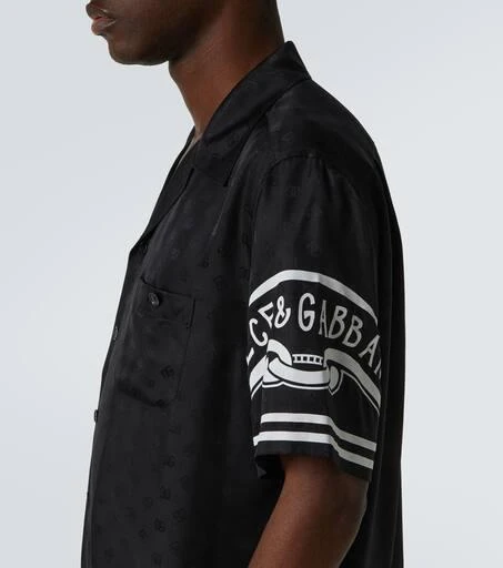 Dolce 
Gabbana Printed silk twill shirt 6