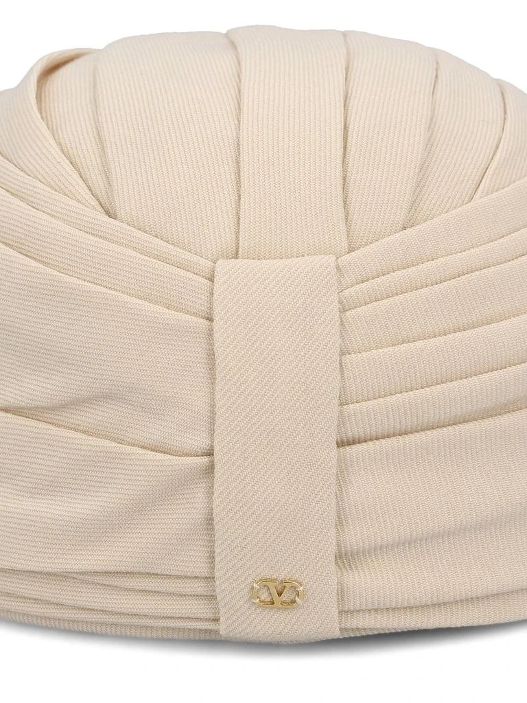 Valentino Valentino Draped Logo Plaque Hat 3