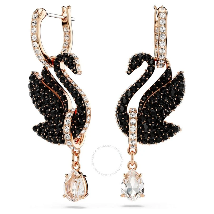 Swarovski Black Swan Drop Earrings 1