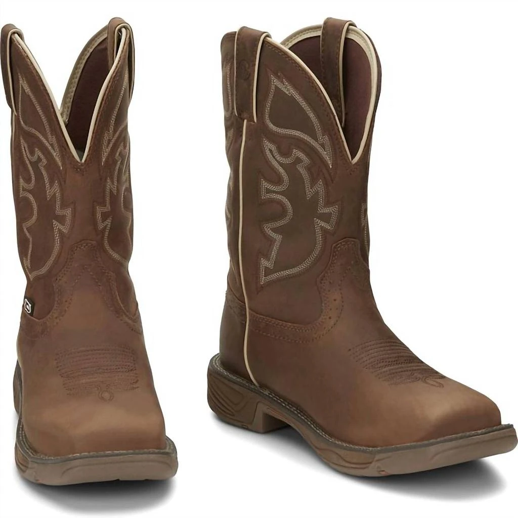 Justin MEN'S RUSH 11" STEEL TOE WATERPROOF WORK BOOT 6
