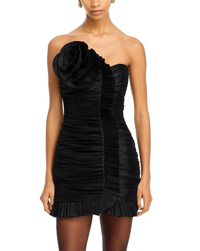 Ronny Kobo Daniel Rosette Mini Dress 1