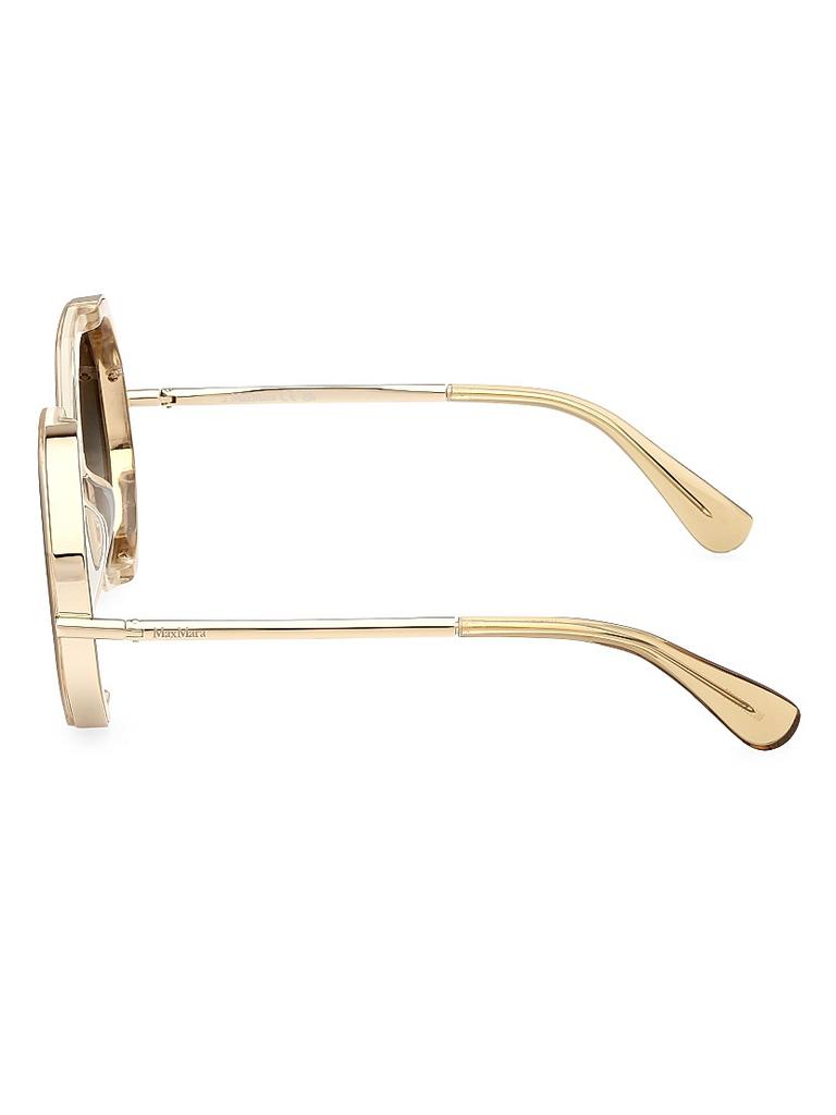 mara Max Mara 55MM Geometric Sunglasses - Accessories - BeyondStyle
