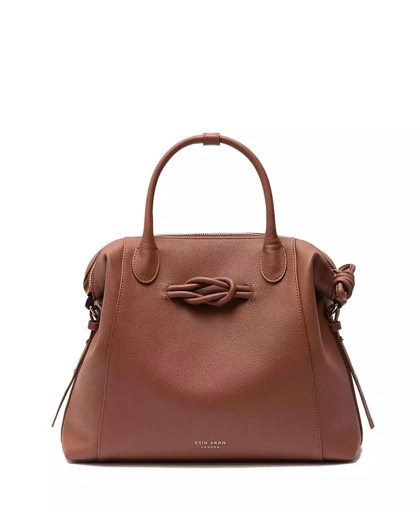 Esin Akan Wimbledon Large Leather Backpack Tote 7
