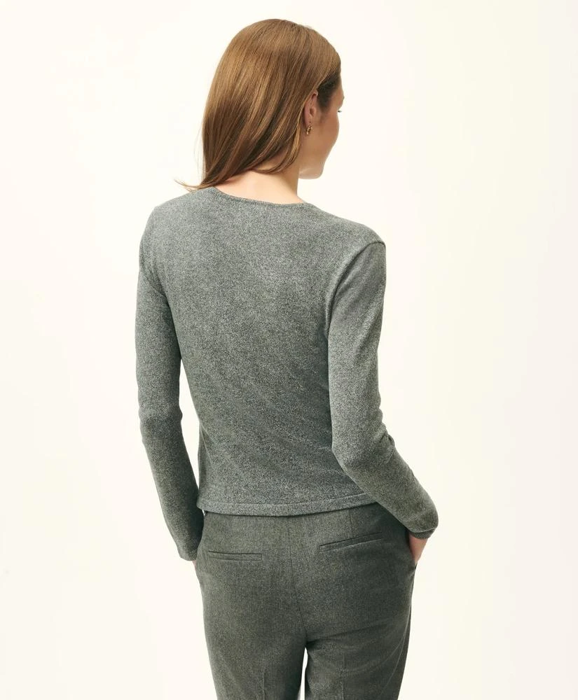 Brooks Brothers Faux Wrap Sweater in Silk Blend 2