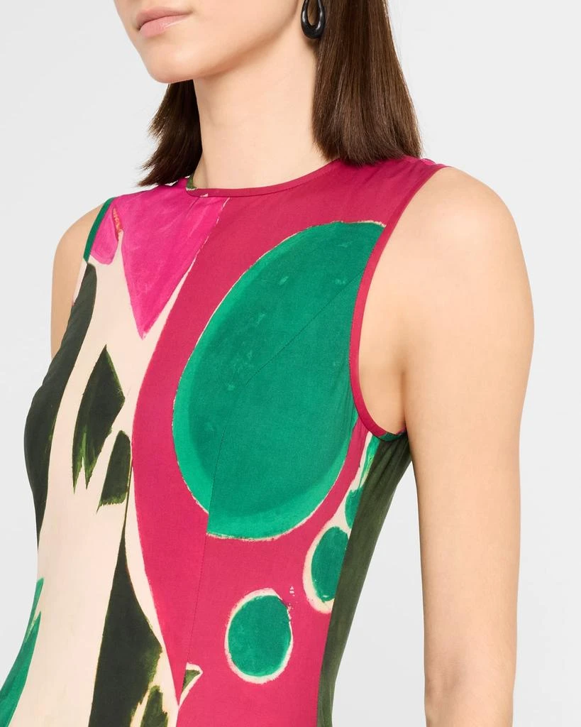 Ulla Johnson UJ x Lee Krasner Mural Sleeveless Ruffle Dress 6