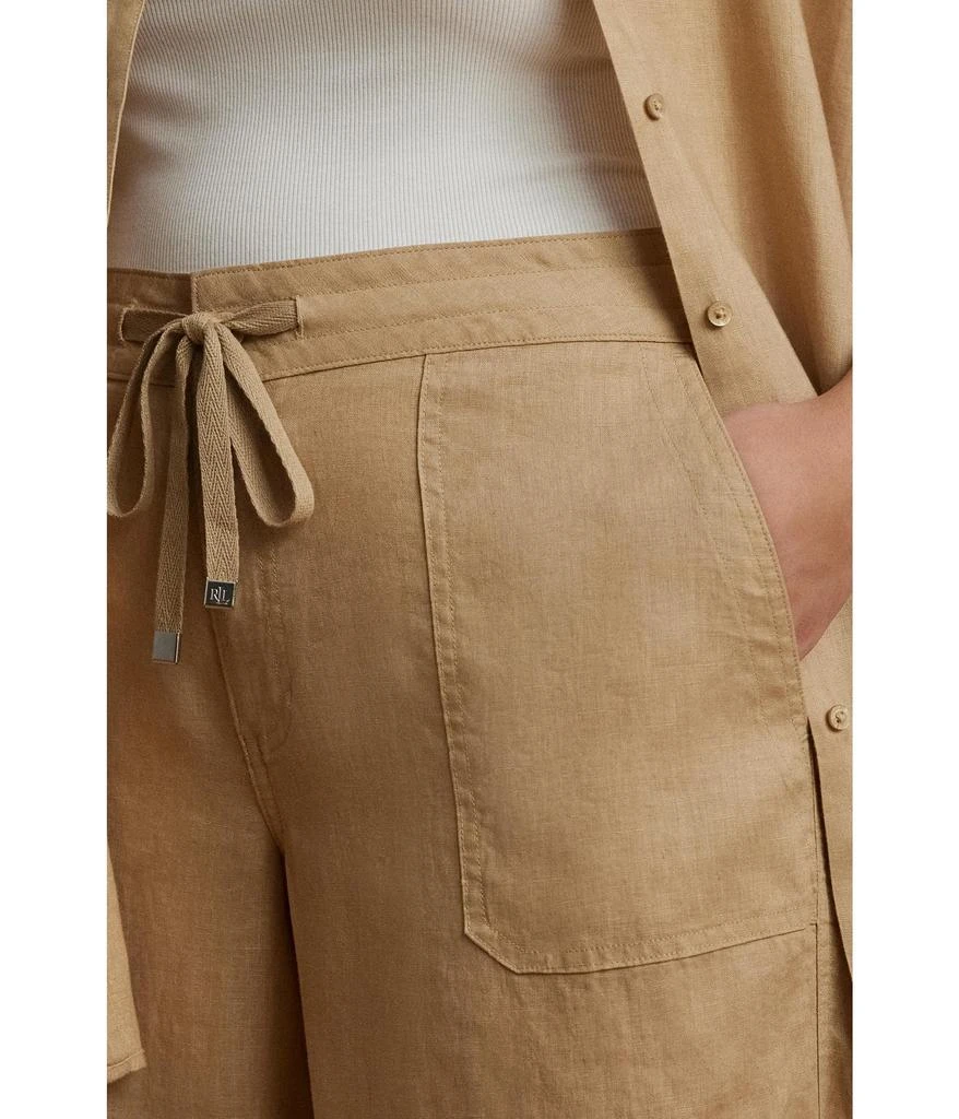 Ralph Lauren Plus Size Linen Wide-Leg Pants 3