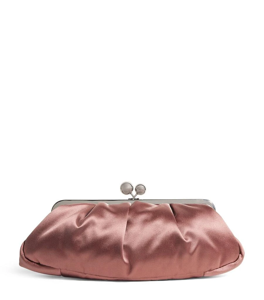 Weekend Max Mara Large Silk-Satin Pasticcino Clutch Bag 1
