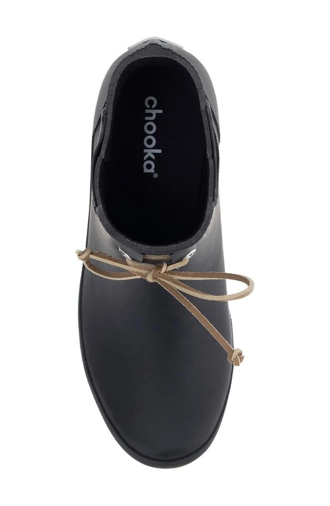 Chooka Downtown Tie Ankle Waterproof Rain Boot 5