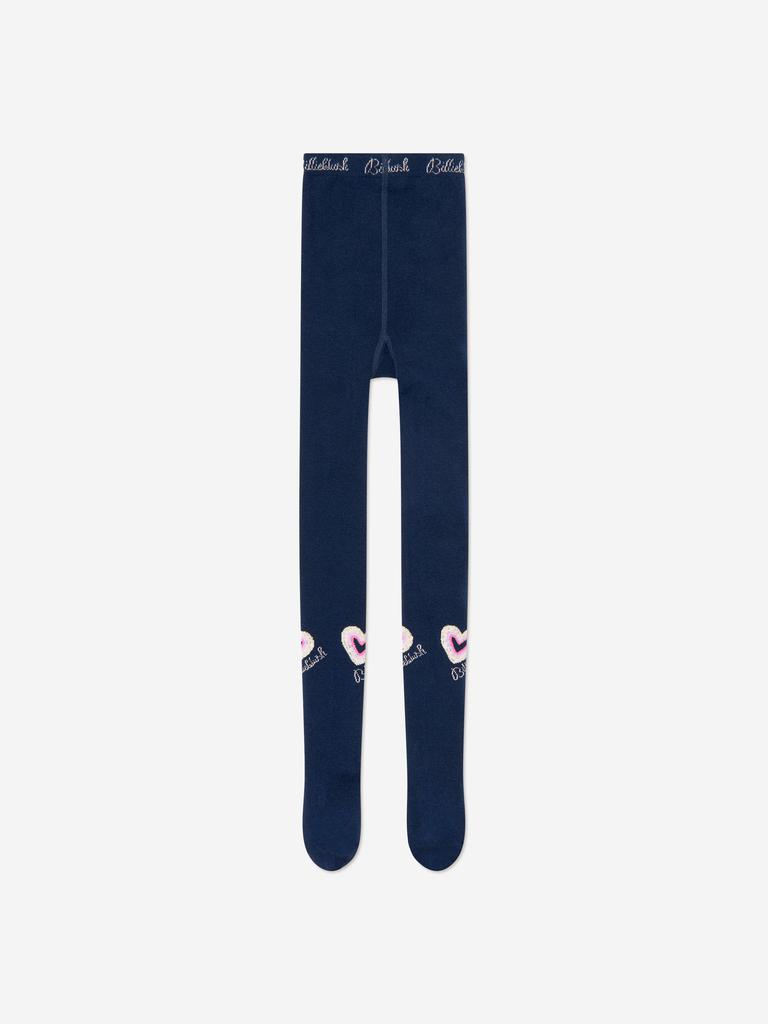 Billieblush Billieblush Girls Heart Logo Tights in Navy