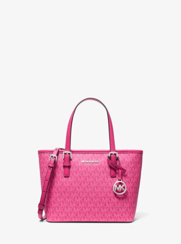 michael_kors Jet Set Travel Extra-Small Logo Top-Zip Tote Bag 1