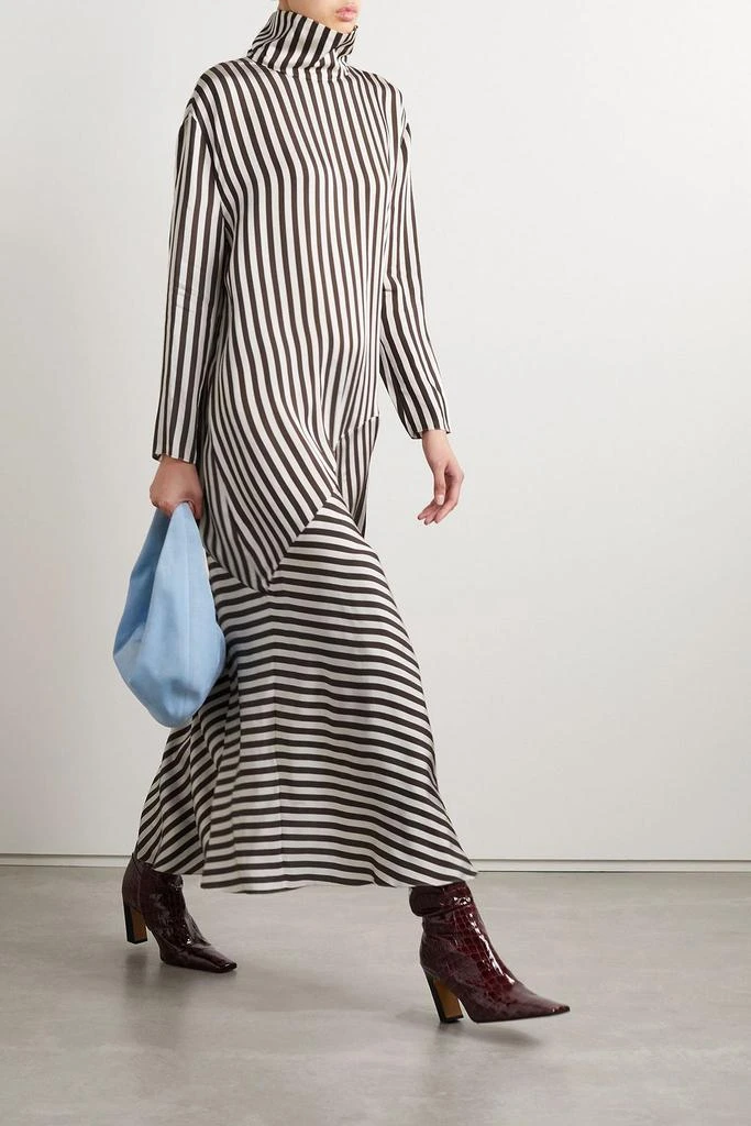 Khaite Bellamy striped woven maxi dress 2