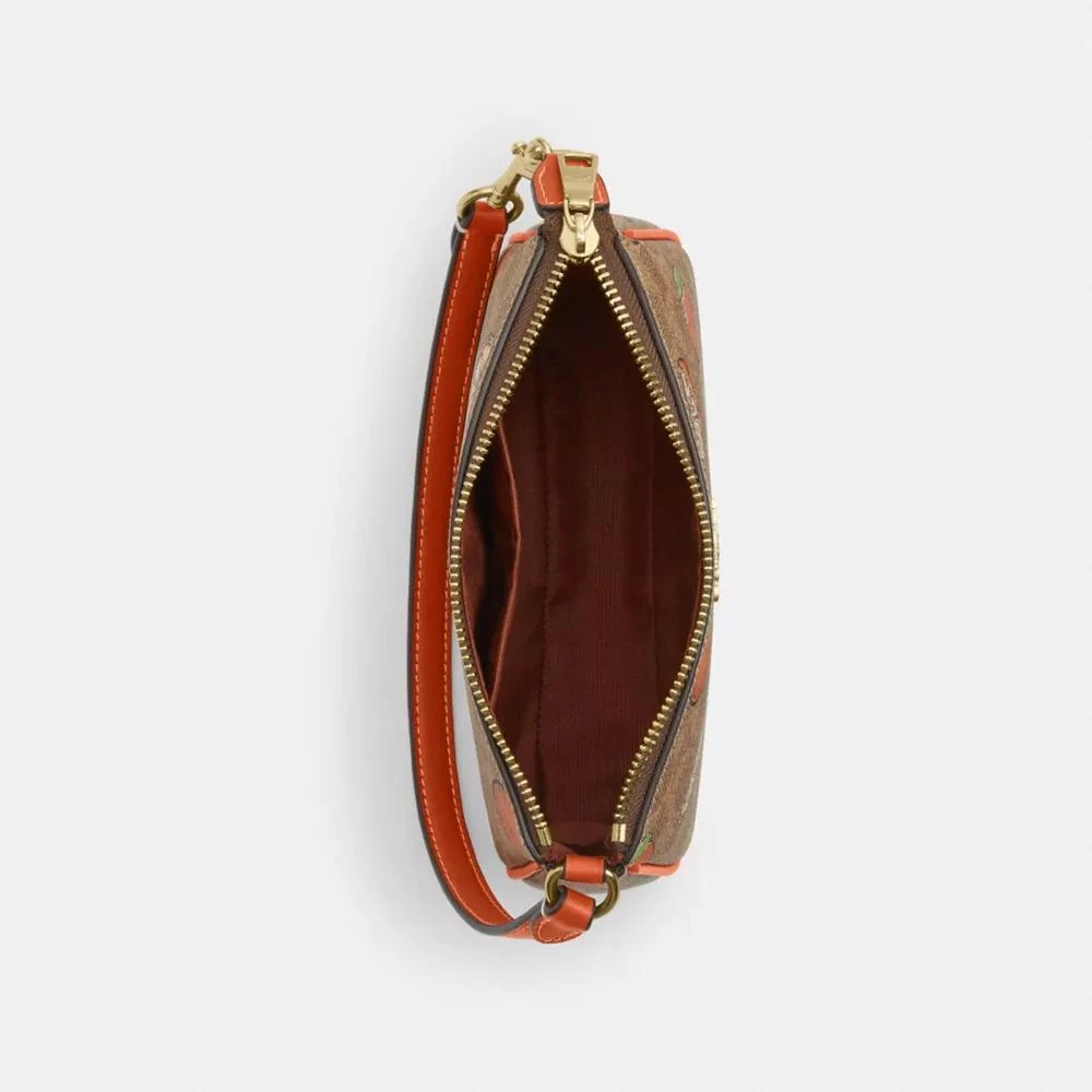 Coach Nolita 19 In Signature Canvas With Orange Print 3