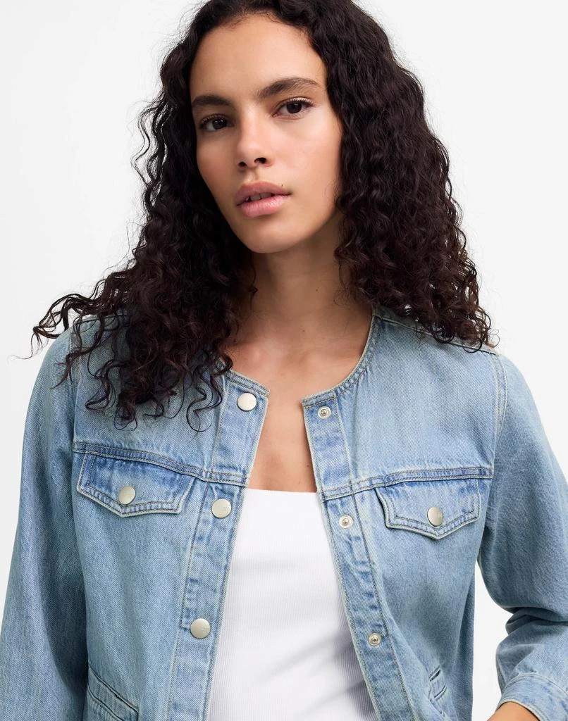 Madewell Cinched Lady Jacket in Ashbury Wash: Airy Denim Edition 5