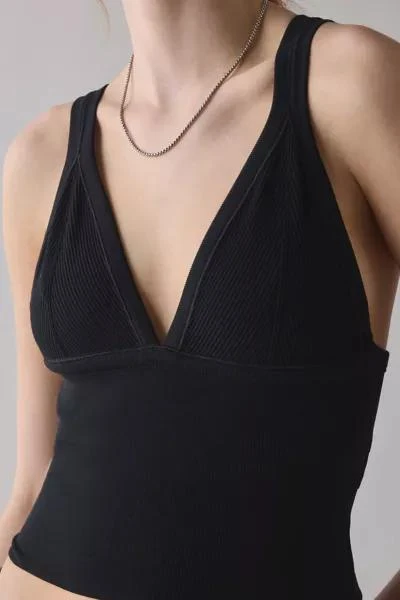 Out From Under Out From Under Jade Seamless Knit Cutout Tank Top 2