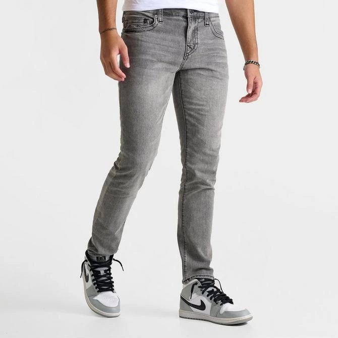 True Religion Men's True Religion Rocco Painted HS Skinny Denim Jeans 3