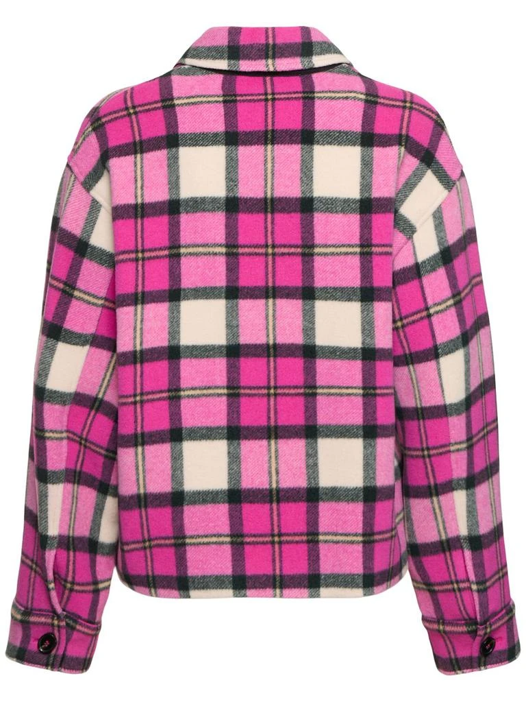 MSGM Wool Blend Tartan Jacket 5